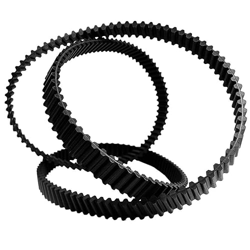 Cinghia Dentata 1600 mm x 20 mm, Doppia Dentatura, Neoprene, Fibra di Vetro, Tosaerba, Tagliaerba, Macchinario con Lama Mobile - Honorern