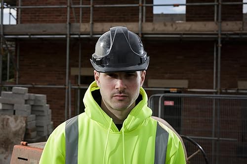 White 6 Point Harness Safety Helmet 7000600 - Honorern