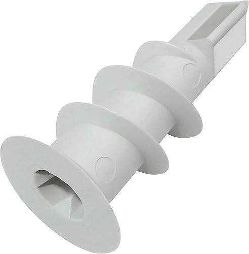 C57869 - Set di 50 tasselli autoperforanti 8x34 mm per cartongesso - per viti M3.5/4.0mm - sistema di fissaggio in cartongesso ristrutturazione - in plastica - Honorern