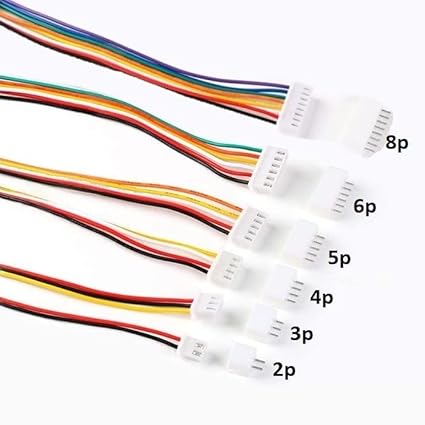 ATEC - Connettori JST XH2.54 M(Cavo 30cm)+F(Connettore) 24AWG (20pz x JST 4pin) - Honorern
