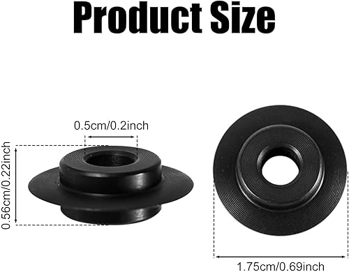 6pz di Rotella di Ricambio per Tagliatubi, Rotella di Ricambio per Tagliatubi Compatibile con Tagliatubi Ridgid 10 15 15-SI 20 Tagliatubi per Ridgid 33165 - Honorern