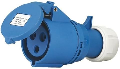 Presa Mobile Industriale 220V 16A 2P+T IP44 Blu Maurer - Honorern