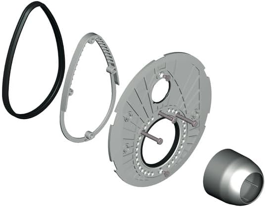 Ideal Standard - Multi Suites, Sistema di fissaggio per installazione parti esterne ad incasso, Kit di rinnovamento, Adattatore, Neutro - Honorern