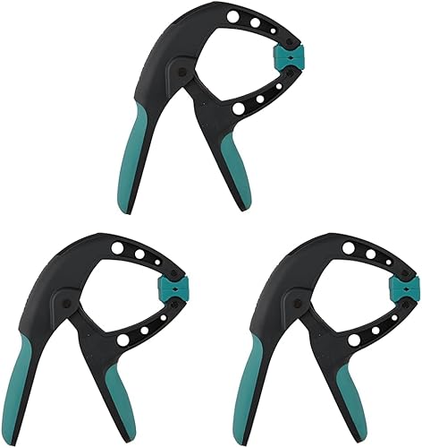 wolfcraft FZH 40 morsetto a molla ergonomico I 3626000 I Morsetti a molla classici dalla forma ergonomica rinnovata (Confezione da 3) - Honorern