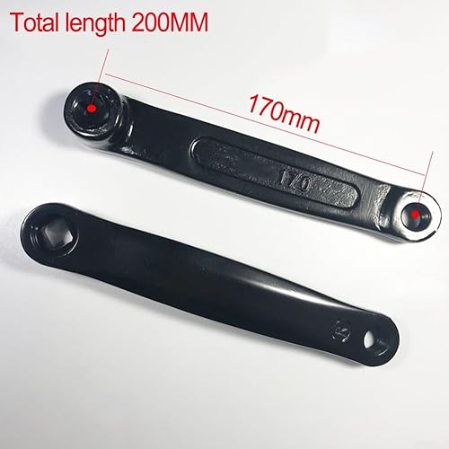 Coppia di pedivelle di ricambio in acciaio da 170 mm per bici da fitness indoor - Honorern