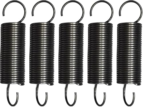 NTRUXZP 5 Pezzi Inossidabile Acciaio Doppio Gancio Tensione Molla, Molla a Trazione Doppio Gancio, 1.0x12x50mmmm Molle Tensione Molla Acciaio, Estensione Compressa Molla - Honorern
