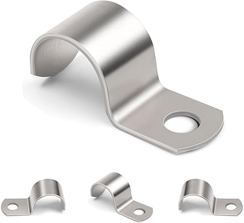 30 Morsetto per Tubi, Morsetti per Tubi a Foro Singolo, M20 Collari per Tubi in Acciaio Inox V2A, Morsetti per Cavi, Supporto Staffe per Tubi Cavi da 19-20 mm, Fascette Stringitubo per Tubo Acqua - Honorern