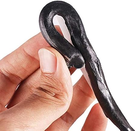 Nastro adesivo in corda butilica rotonda 9mm x 5m 2 Rotoli Nastro sigillante impermeabile in gomma ermetica per fari di camion per auto Finestra Porta Parabrezza Elettrodomestici (BSC952) - Honorern