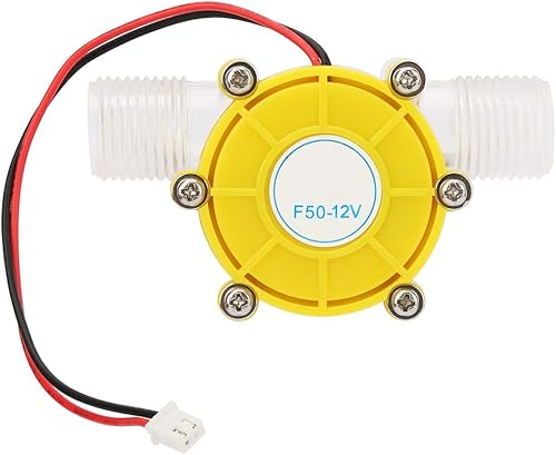 Micro-idro Hydro DC Generatore a Turbina Ad Acqua Generatore di Energia Idroelettrica Micro Generatore F50 Micro-hydro DC Pompa a Flusso D'acqua Turbina Generatore di(F50 80V giallo trasparente) - Honorern