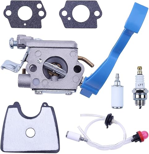 Carburatore Tune Up Kit filtro carburante, per soffiatore per foglie Per Husqvarna 125B 125Bx 125Bvx, per Zama C1Q-W37 - Honorern