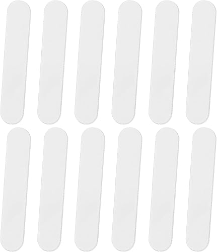 12 nastri riduttori in schiuma per cappelli e berretti, per cappelli e cappelli, fasce per il sudore, per uomini e donne (bianco) - Honorern