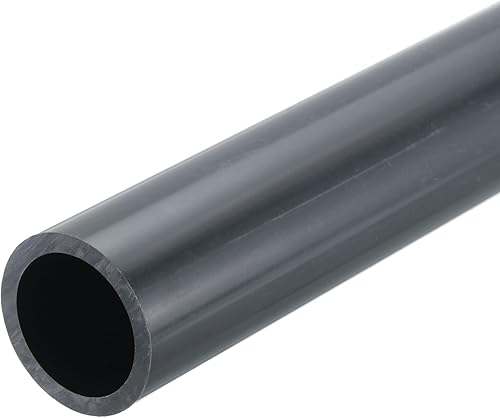Tubo Rigido Rotondo in PVC 25,6mm ID 32mm OD 8' Lunghezza Grigio Scuro ad Alta Resistenza per Tubi d'Acqua, Artigianato, Guaina Cavi - Honorern