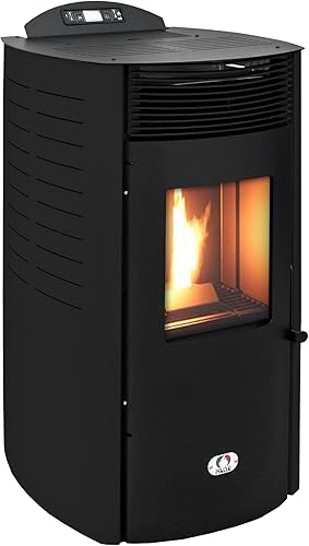 Siberia Aria New 15 KW WiFi - Stufa ad Aria Ventilata Scalda 140m² Efficienza 92% Autonomia 30H Programmabile 5 Velocità e Potenze Garanzia 24 Mesi Bianco - Honorern