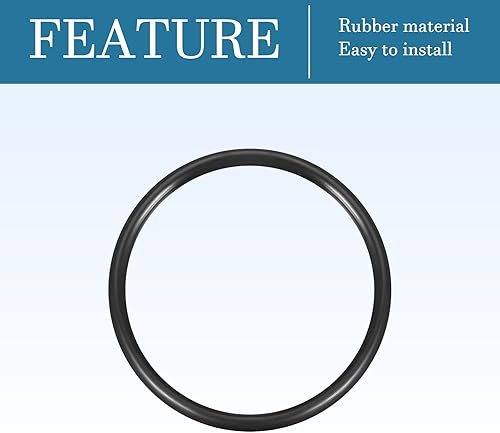 75mm x 65mm x 5mm Nitrile Gomma O-ring x 10pz Rotondo Guarnizione Rondella per Rubinetto Idraulica Riparazione Sigillatura Connessione [Nero] - Honorern