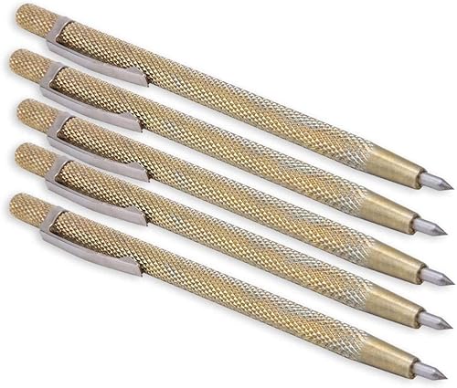 5Pcs Tungsteno Scriber Diamanti antiscivolo Marcatura Penna per incisione Punta in metallo duro per punta in metallo ceramica Vetro - Honorern