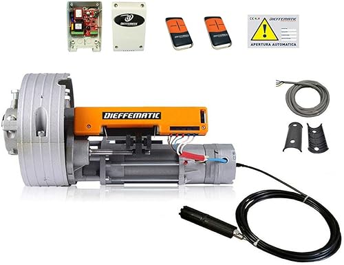 Kit motore per serrande avvolgibili DIEFFEMATIC 180Kg 200/60 + centralina + 2TX - Honorern