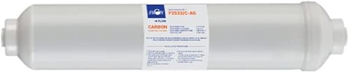 Filtro in Linea impianti osmosi Carbone Argentizzato 10 Pollici Antibatterico 1 PZ - Honorern
