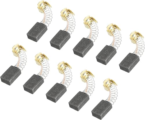 Carbonio Spazzole Spazzola Carbone Ricambio 15x10x6mm per Motori Elettrici Potenza Strumento Angolo Smerigliatrice Tavolo Ricambio Parte Riparazione, 10pz - Honorern