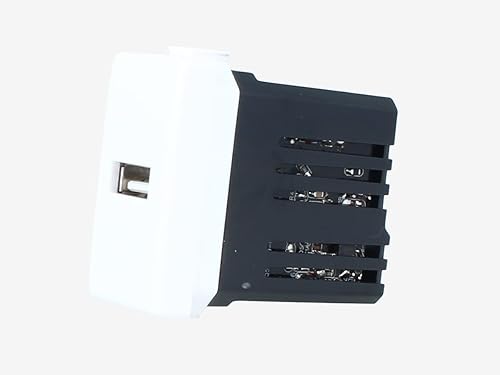 Modulo Presa Caricatore USB, Compatibile Con Bticino Matix, Ricarica Veloce (USB 5V 2.1A) - Honorern