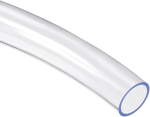 25mm(1') x 30mm(1 3/16') 3.3ft PVC Trasparente Vinile Tubo, Alto Trasparenza Flessibile Plastica per Acqua Flessibile - Honorern