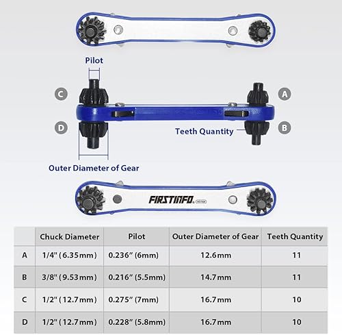 FIRSTINFO H5164 | Chiave a mandrino - Honorern