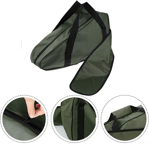 Custodia portatile per motosega da 12 a 16 seghe, impermeabile, in poliestere, con manici - Honorern