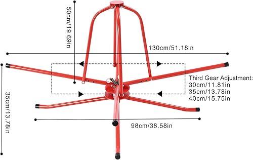 Avvolgitubo per riscaldamento a pavimento, 200 kg, colore rosso - Honorern