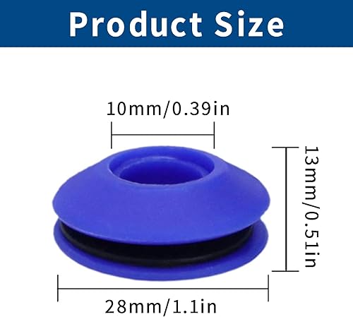 50 Pezzi Occhielli per Telone in Plastica, Occhiello per Telone Autoperforante,Generic Occhielli per teloni, Occhielli in Plastica Multiuso per Tende da Piscina Teloni Tende(28 x 28 x 12 mm) - Honorern