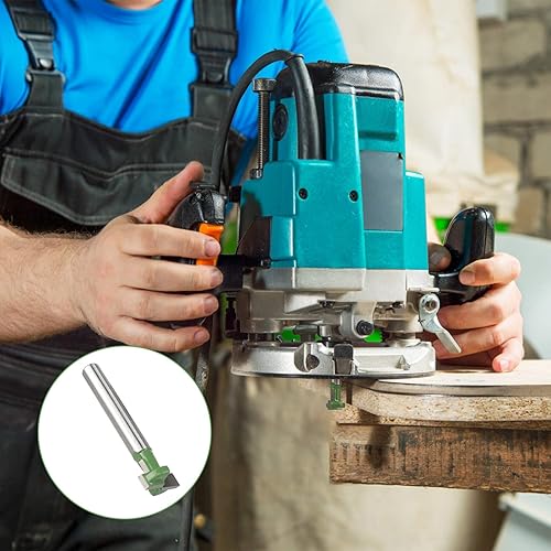 3pcs Fresa Professionale per Legno Cutter Router T-scanalatura per Legno T-slot Fresa Gambo da 6mm Punte Dritte Fresa - Honorern