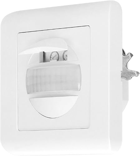 CR-261 Interruttore della Luce con Sensore di Movimento Montaggio in Scatola Ø60 mm Portata: 9m 160° Compatibile con LED 5W-75W Regolazione TIME e LUX IP20 - Honorern