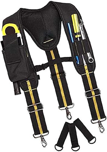 Strumento Bretelle cintura imbottita Heavy Duty regolabile lombare supporto multi-tasche per Carpenter elettricista professionista strumento durevole per Industrial - Honorern