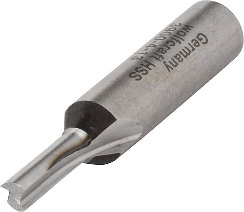 wolfcraft Fresa per scanalature HSS I 3800000 I Frese HSS in acciaio rapido ad alte prestazioni per la fresatura di legno duro, legno dolce e plastica. - Honorern