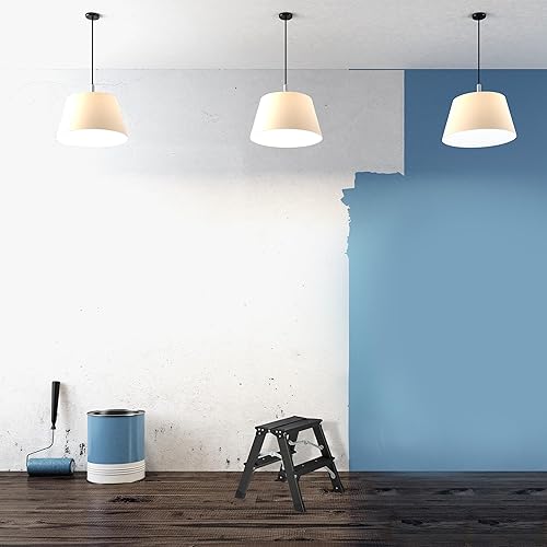 Relaxdays Scala in Alluminio, 2 Gradini, Pieghevole, Carico Fino 120 kg, Scaletta Bilaterale, Rialzo 39x38x40 cm, Nera - Honorern