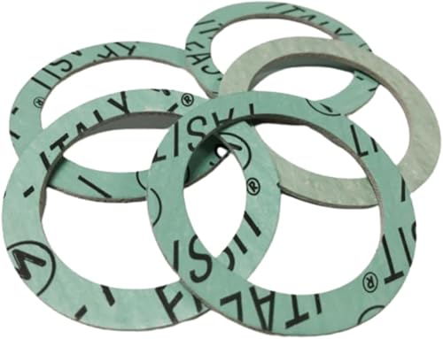 1824 | Guarnizioni idrauliche verdi 3/4, Guarnizioni Piatte per sanitaria, Parti di Rubinetti, Raccordi Acqua potabile, Caldaia, impianti Sanitari di Riscaldamento. Conf 5PZ - Honorern