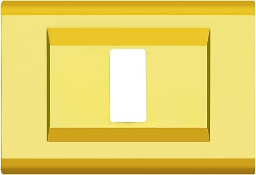 2581/OR Placca Click 1 Posto, Oro - Honorern