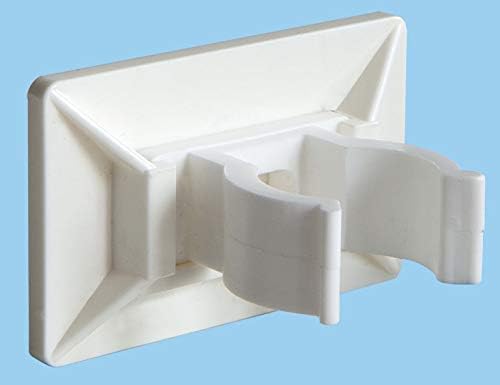 PARODI & PARODI Porta, portascopa Adesivo, Appendere, Gancio appendi Scopa da Usare con Biadesivo e/o Vite di Fissaggio, Facile utilizzo, Neutro, Standard - Honorern