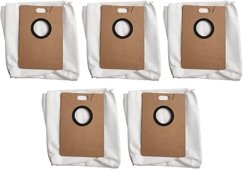 Sacchetti di ricambio per aspirapolvere, 5 pezzi, grande capacità, accessori per aspirapolvere Tapo RV30 Max Plus per RV20Max Plus per RVA202 - Honorern