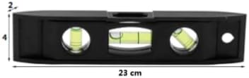 Livella a bolla magnetica livellino torpedo piccolo con magnete lunghezza 23 centimetri - Honorern