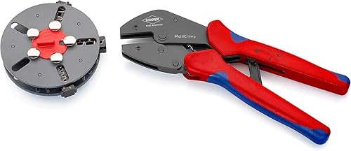 Knipex Multicrimp Pinza Universale per Teminali con Caricatore Brunita, Rivestiti in Materiale Bicomponente 250 Mm 97 33 01 - Honorern