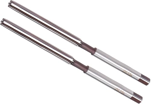 Alesatore Manuale, Diametro Taglio 4mm, 6 Scanalature H8, Acciaio Legato, Gambo Dritto, Punta Trapano Alesatura - (Applicazioni: Alluminio, Ferro, Rame, Plastica, Legno), 2Pz - Honorern