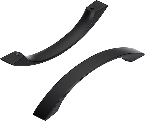 maniglie per mobili da cucina nere 96mm, 6 Pezzi Maniglie per Mobili da Cucina Maniglie nere per armadietti- maniglie per mobili da cucina nere - Honorern