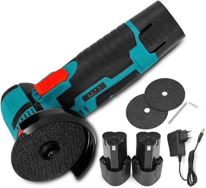 MINI FLEX SMERIGLIATRICE A DOPPIA BATTERIA LITIO 12V 1.5AH 76MM - Honorern