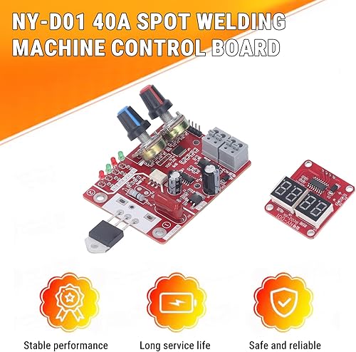 Scheda di Controllo della Saldatrice a Punti, 40a Scheda di Controllo della Macchina di Saldatura a Punti Scheda del Controller di Corrente a Tempo Regolabile per lavori di saldatura NY D01 - Honorern