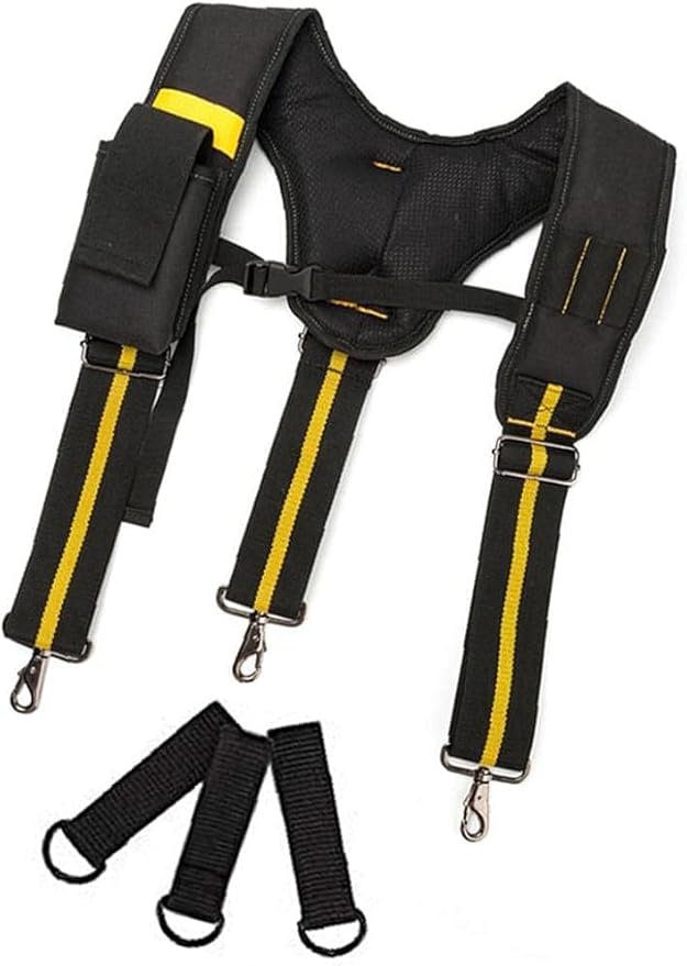 Strumento Bretelle cintura imbottita Heavy Duty regolabile lombare supporto multi-tasche per Carpenter elettricista professionista strumento durevole per Industrial - Honorern