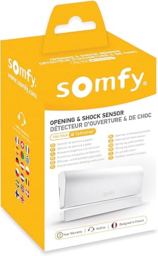 Somfy Sensore di Apertura per Tahoma, Bianco/Grigio - Honorern