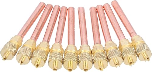 WNSC Valvola di Accesso HVAC, valvola di Accesso al riempimento in Ottone Facile da installare per la casa per la Riparazione dell'Aria condizionata per Il HVAC per R22 R12 R134 - Honorern