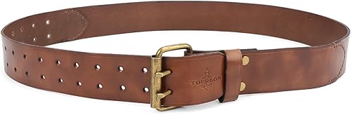Tourbon Deluxe Cintura in pelle bovina per fai da te Workshop Tool Pouch Western Cowboy Mens Strap - Honorern