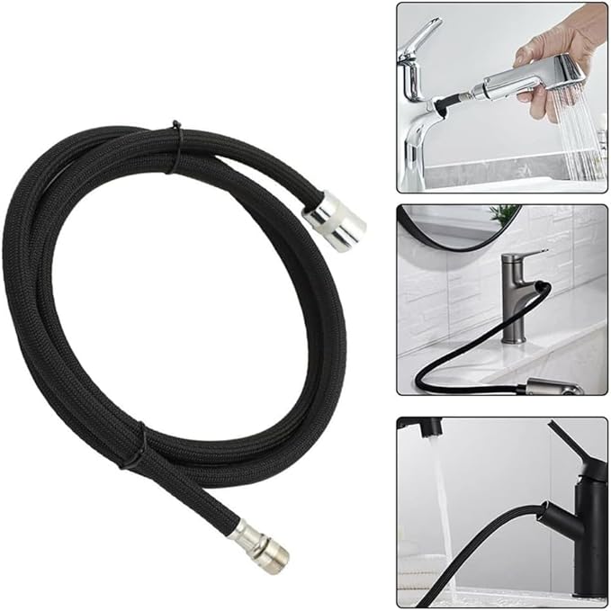 Tubo di ricambio estraibile per rubinetto della cucina, G1/2 IPS, lunghezza 150 cm - Honorern