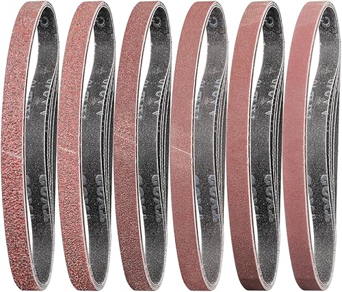 10x330mm Nastri Abrasivi 30Pezzi Grana 40 60 80 120 180 240 Nastri Abrasivi per Levigatrici ad Aria Compressa e Tipo di Nastro - Honorern