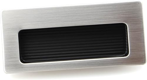 85 mmx38.5 mm Eric cassetto estraibile quadrata in acciaio INOX a filo da incasso maniglia raso - Honorern
